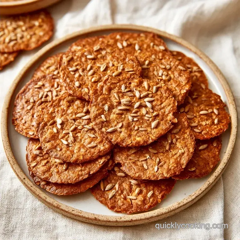 Traditional Swedish Rye Crispbread with Caraway