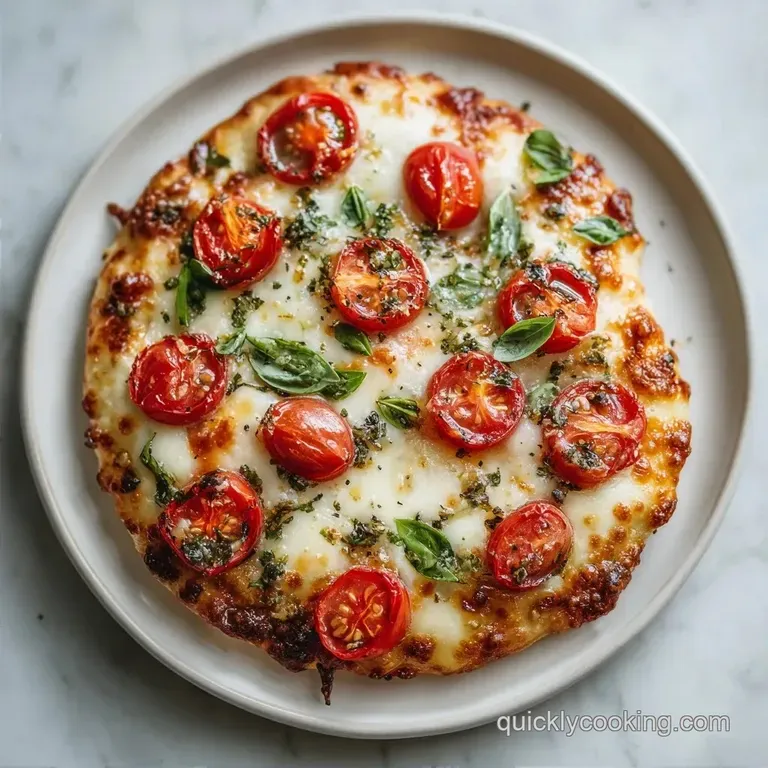 Tomato Basil Flatbread Pizza: Crispy and Fresh