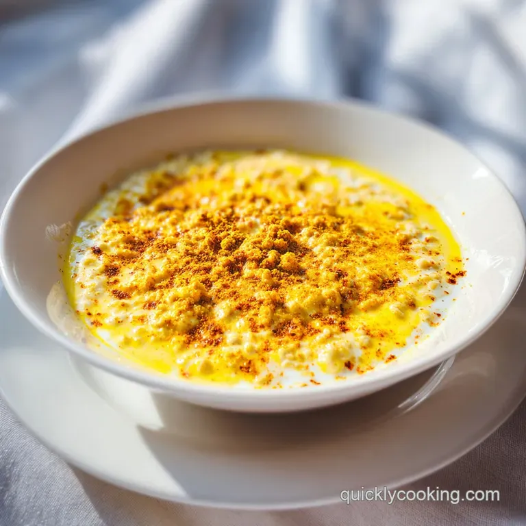 Anti Inflammatory Breakfast Idea with Turmeric and Oats