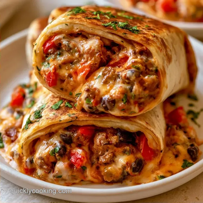 Vegetarian Bean Burritos in 40 Minutes