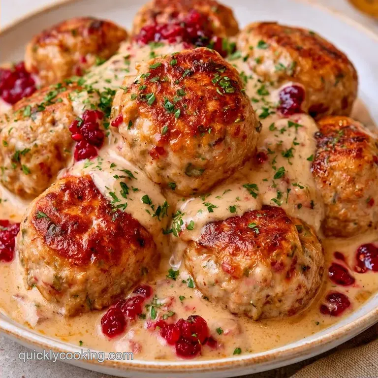 Lentil and Mushroom Vegetarian Swedish Meatballs