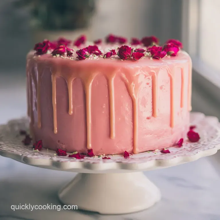 Slice of moist cake with a silky crumb texture, resting on a white plate. Garnished with a single fresh raspberry and powd...