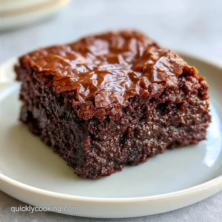 Fudgy Dr Pepper Brownies with White Chocolate